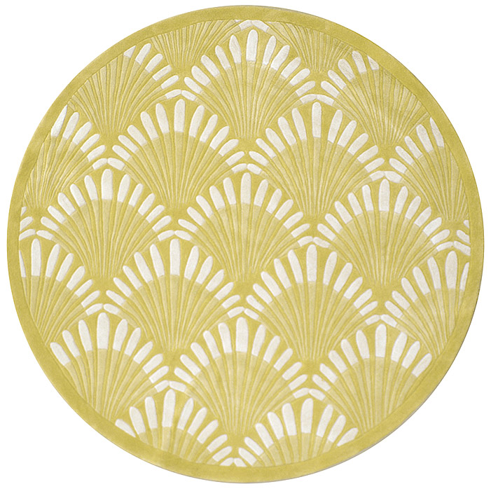  Beach Rugs: SHELLS NOUVEAU 
 AT072SD / Round / Sand / Acrylic 